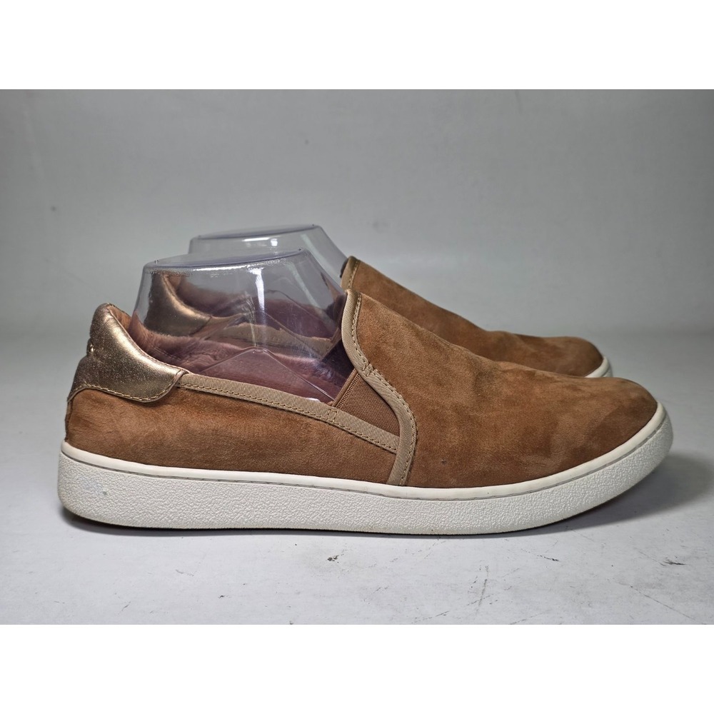 UGG Jass Women's Shoes Size 9.5 Chestnut Brown Suede Slip On Loafers Sneakers
